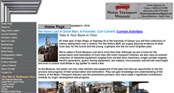 Desktop Screenshot of motortransportmuseum.org